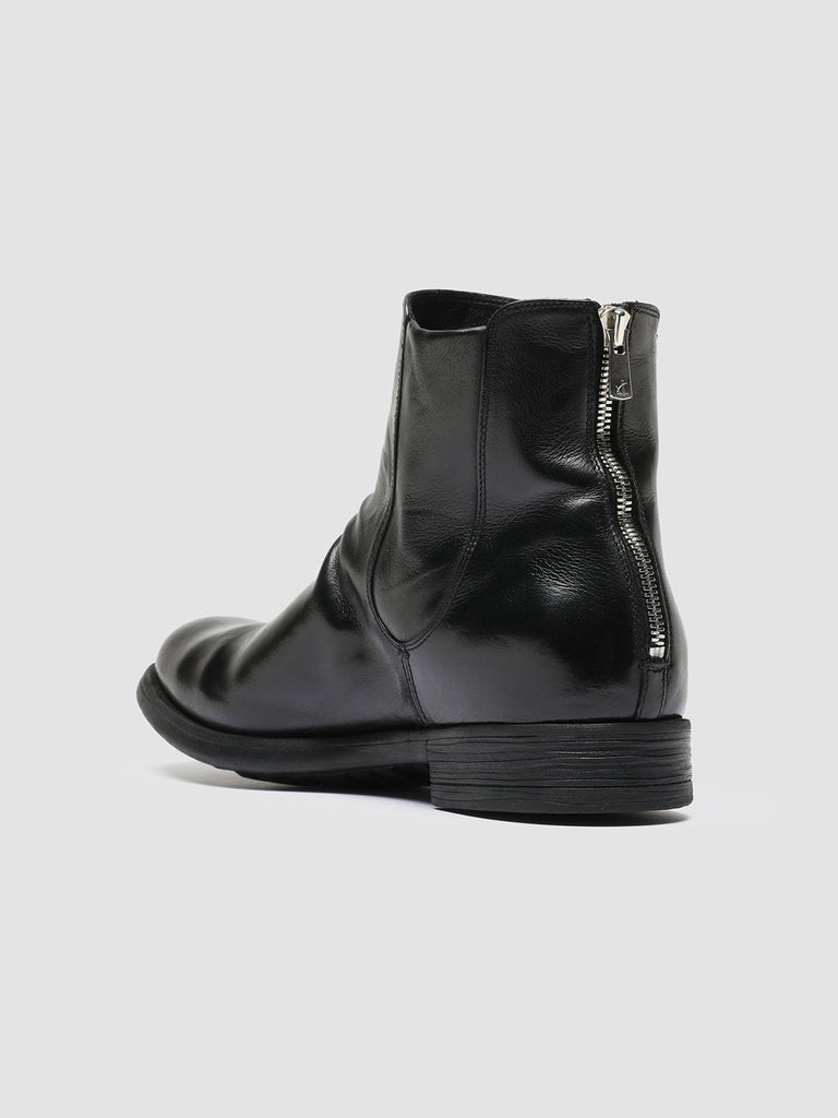 CHRONICLE 059 - Black Leather Zip Boots men Officine Creative - 4