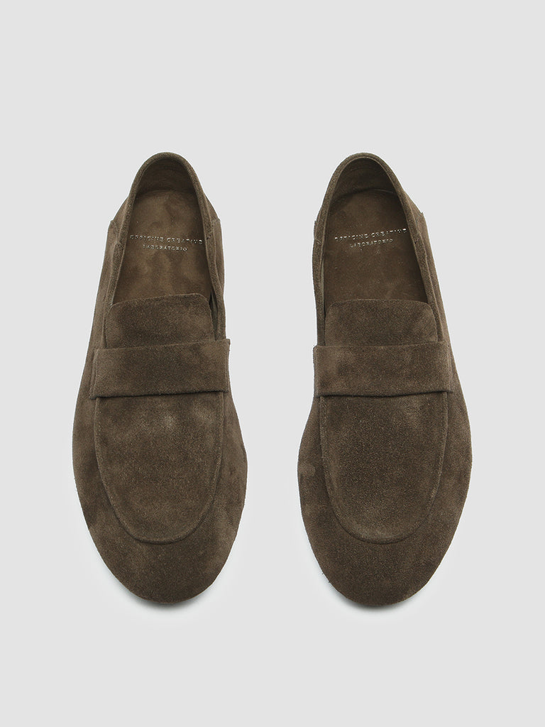 C-SIDE 001 Testa di Moro - Brown Suede Loafers