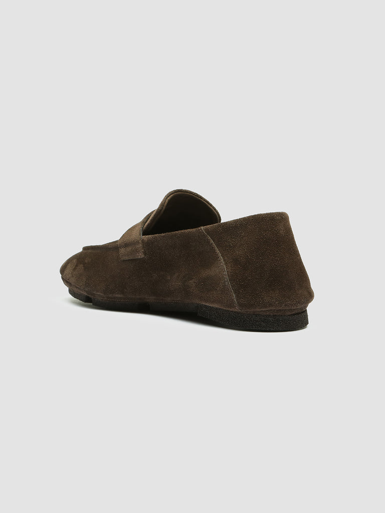 C-SIDE 001 Testa di Moro - Brown Suede Loafers Men Officine Creative - 4