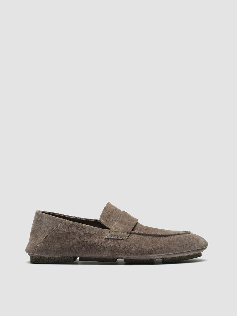 C-SIDE 001 Otter - Taupe Suede Loafers Men Officine Creative - 1