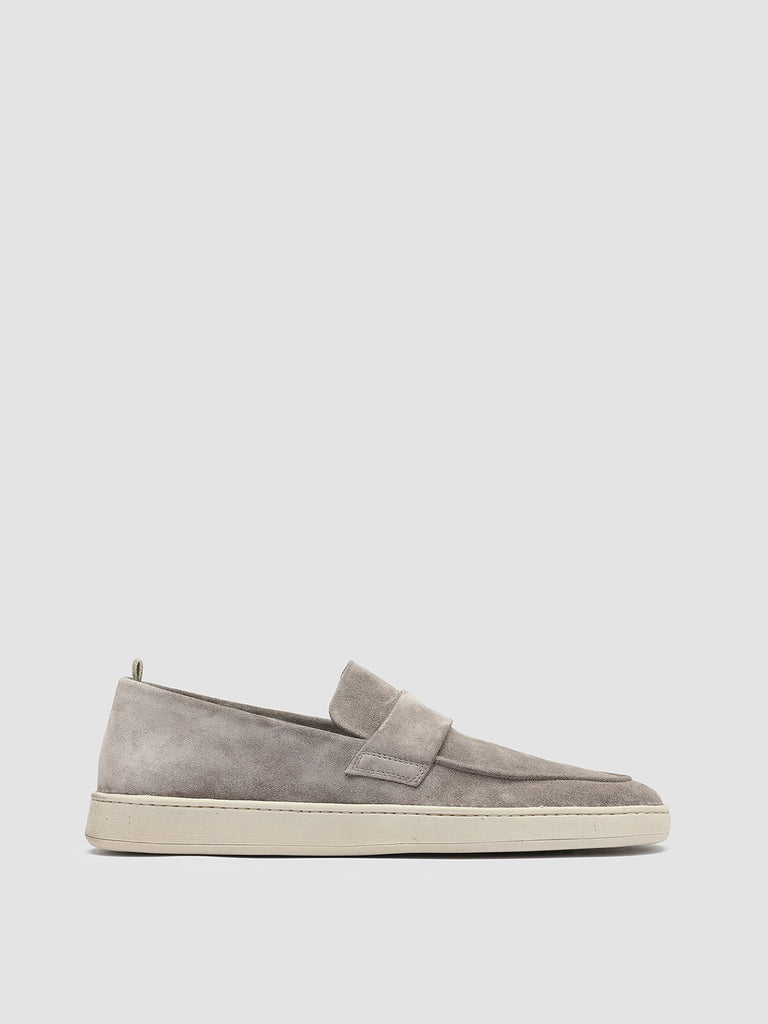 HERBIE 001 Quarzo - Taupe Suede Penny Loafers