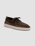 HERBIE 009 Testa di Moro - Brown Suede Low Top Sneakers Men Officine Creative - 3