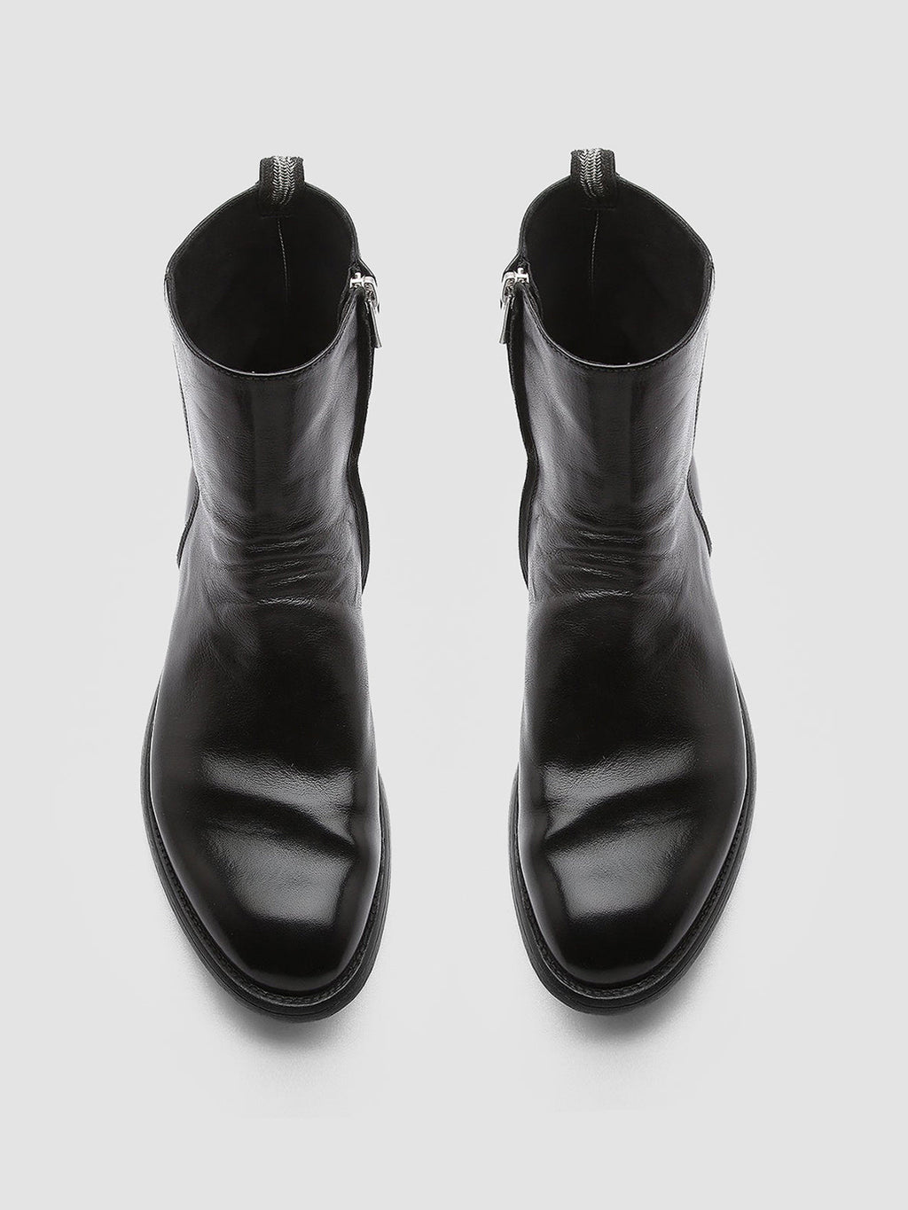 HIVE 010 Nero - Black Leather Boots Men Officine Creative - 2