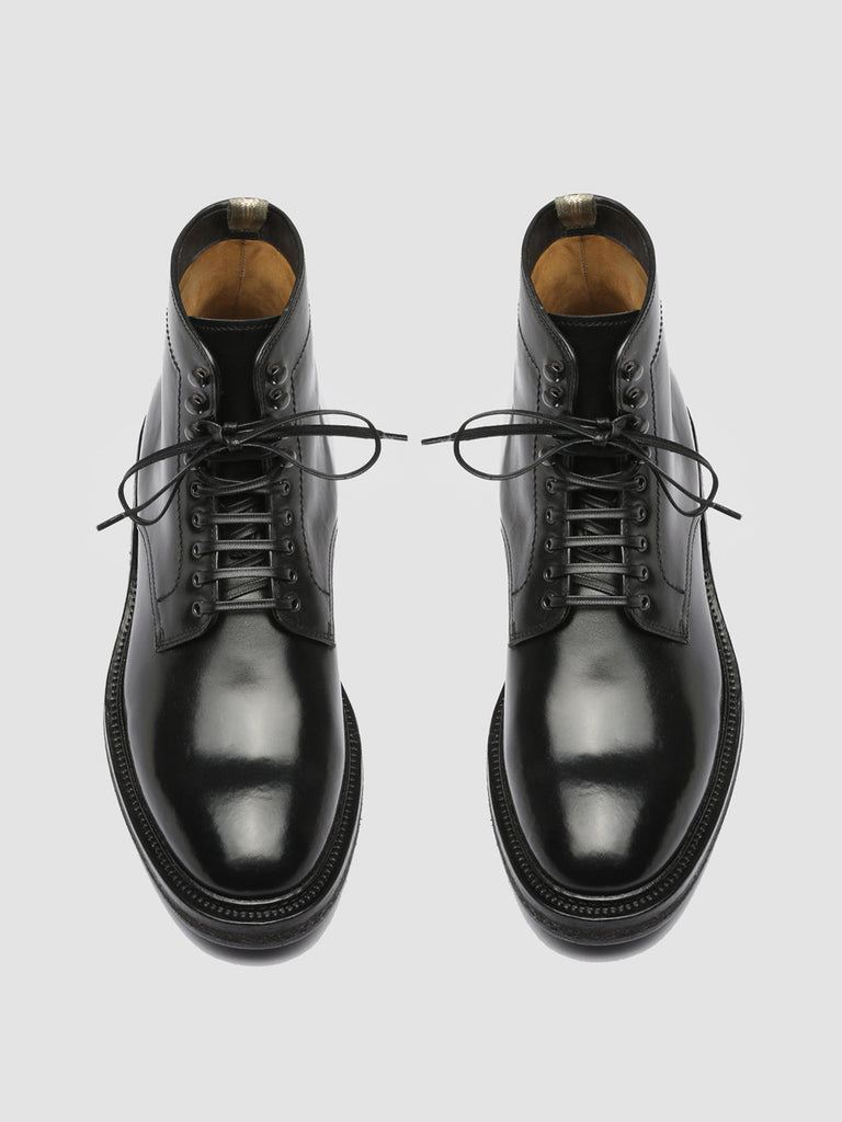 HOPKINS CREPE 107 Nero - Black Leather Ankle Boots Men Officine Creative - 2