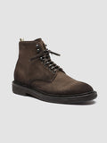 HOPKINS CREPE 107 Flint - Brown Suede Ankle Boots Men Officine Creative - 3