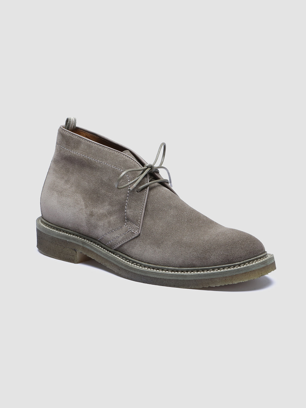 HOPKINS CREPE 114 Bosco - Green Suede Chukka Boots Men Officine Creative - 3