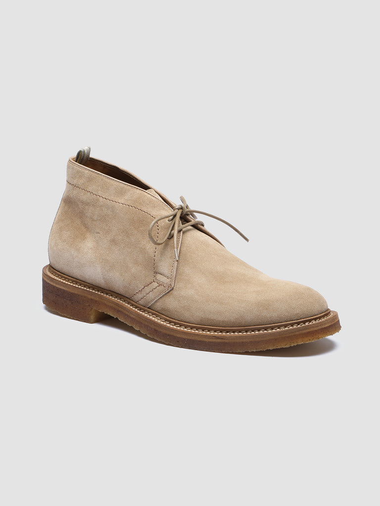 HOPKINS CREPE 114 Alce - Taupe Suede Chukka Boots Men Officine Creative - 3