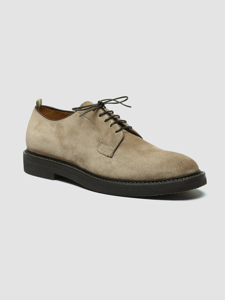HOPKINS FLEXI 201 Orice - Taupe Suede Derby Shoes Men Officine Creative - 3