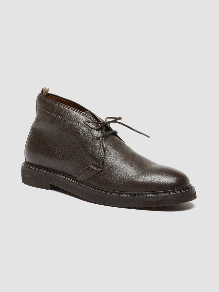 HOPKINS FLEXI 202 Ebano - Brown Leather Chukka Boots Men Officine Creative - 3