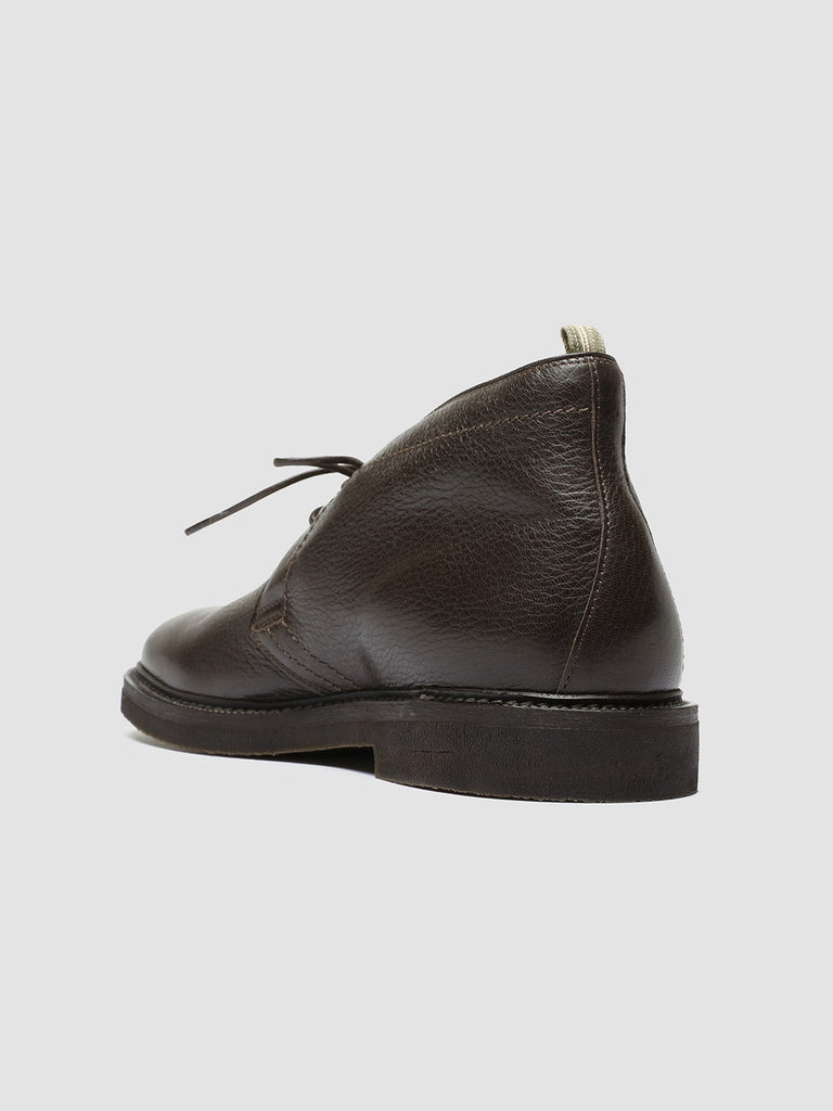HOPKINS FLEXI 202 Ebano - Brown Leather Chukka Boots Men Officine Creative - 4