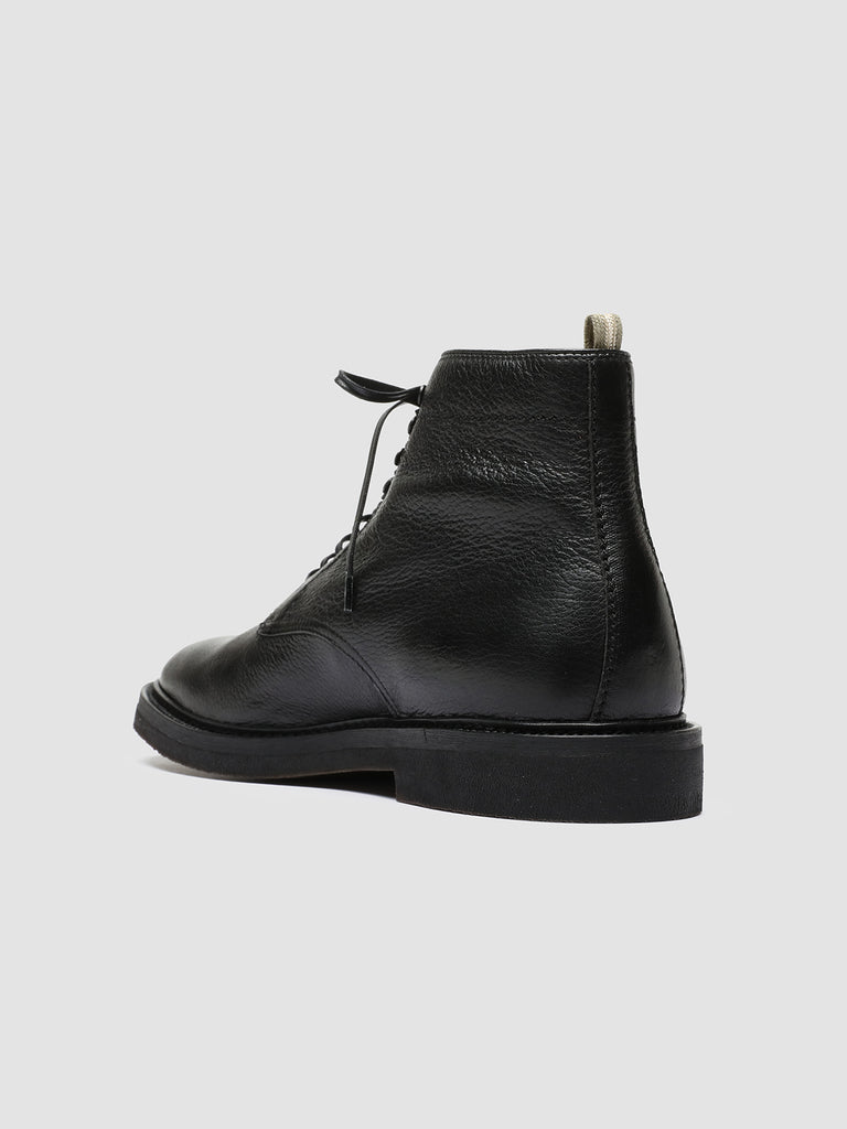 HOPKINS FLEXI 203 Nero - Black Leather Lace-up Boots Men Officine Creative - 4