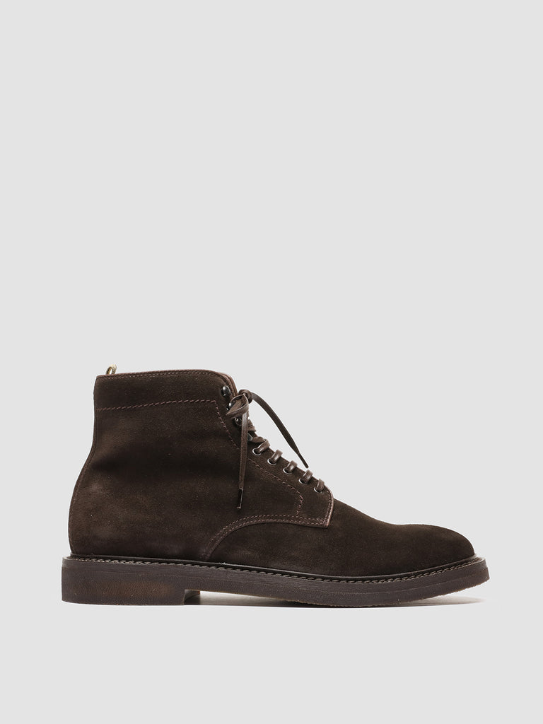 HOPKINS FLEXI 203 Pepe - Brown Suede Lace-up Boots