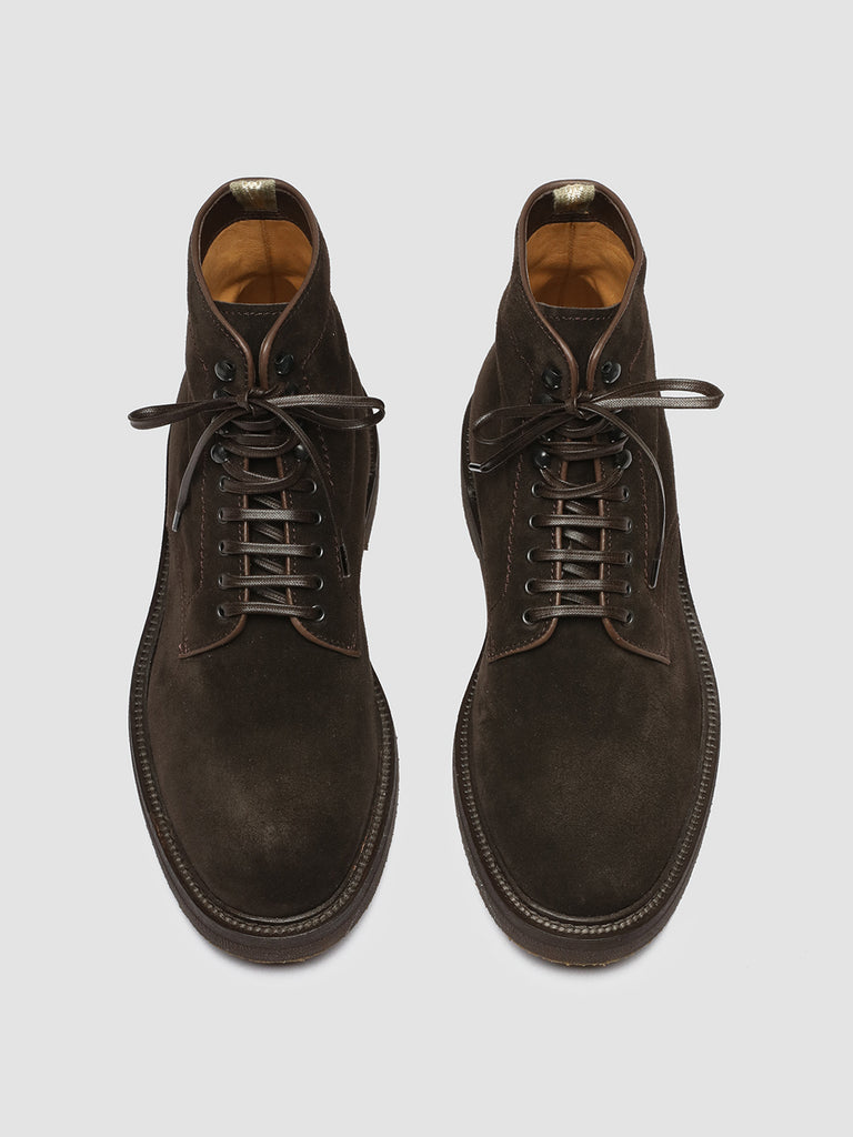 HOPKINS FLEXI 203 Pepe - Brown Suede Lace-up Boots