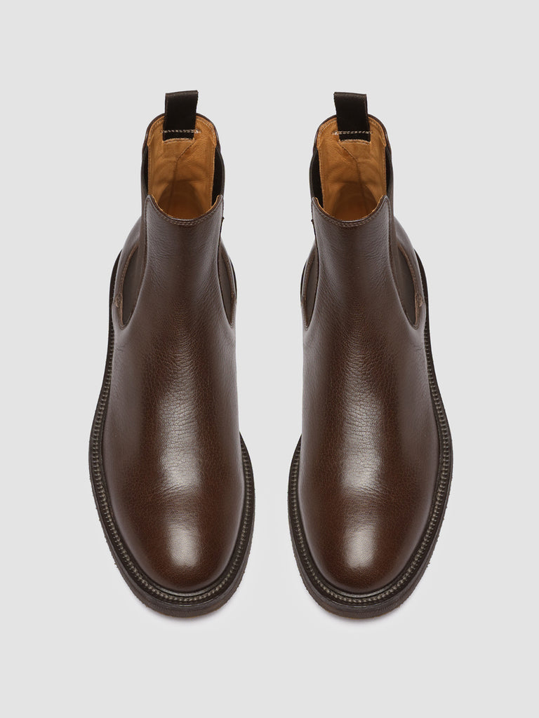 HOPKINS FLEXI 204 Cacao - Brown Leather Chelsea Boots Men Officine Creative - 2