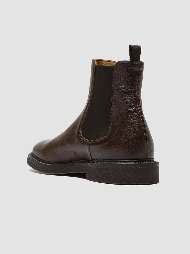 HOPKINS FLEXI 204 Cacao - Brown Leather Chelsea Boots Men Officine Creative - 4