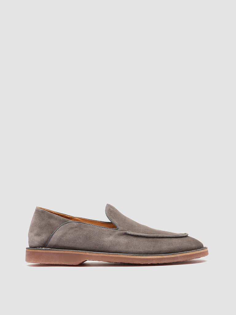 KENT 007 Lavagna - Grey Suede loafers