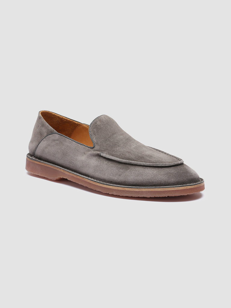 KENT 007 Lavagna - Grey Suede loafers Men Officine Creative - 3