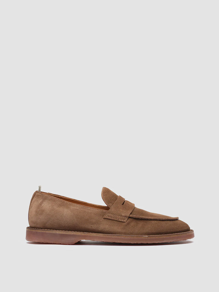 KENT 008 Sigaro - Brown Suede loafers