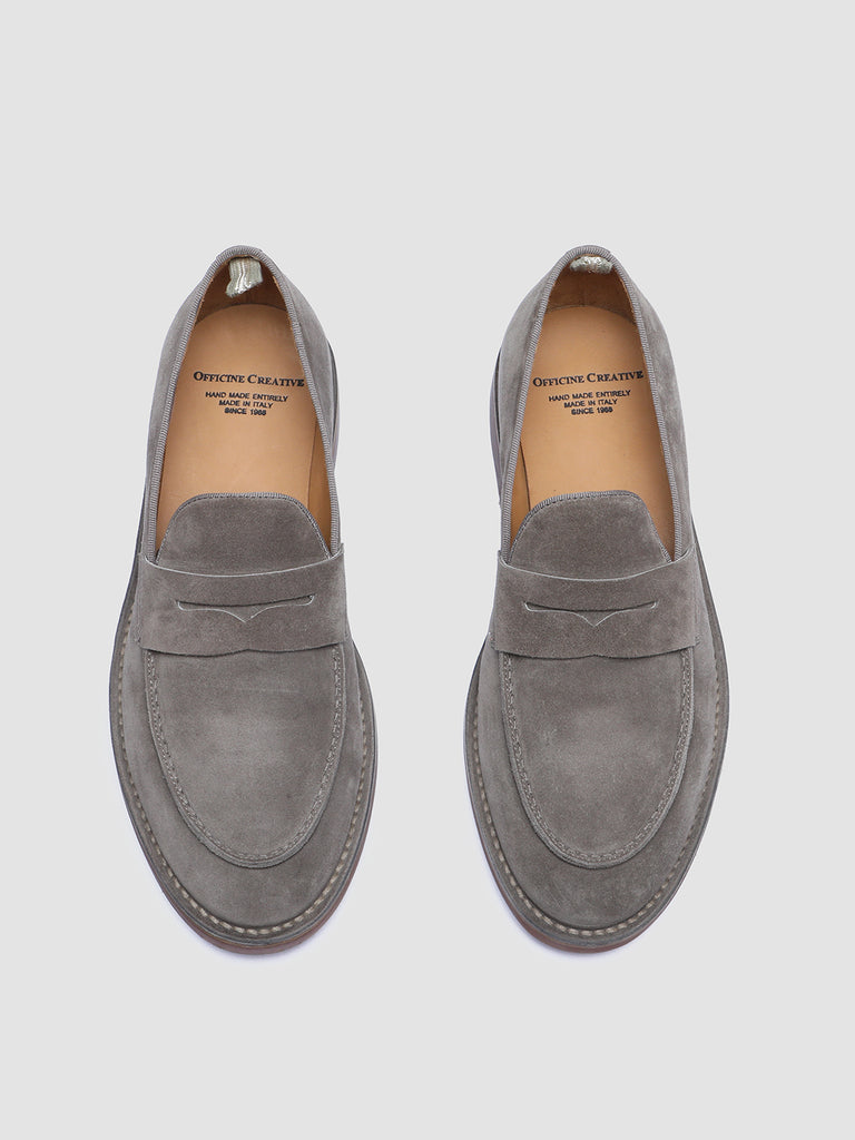 KENT 008 Quarzo  - Taupe Suede loafers