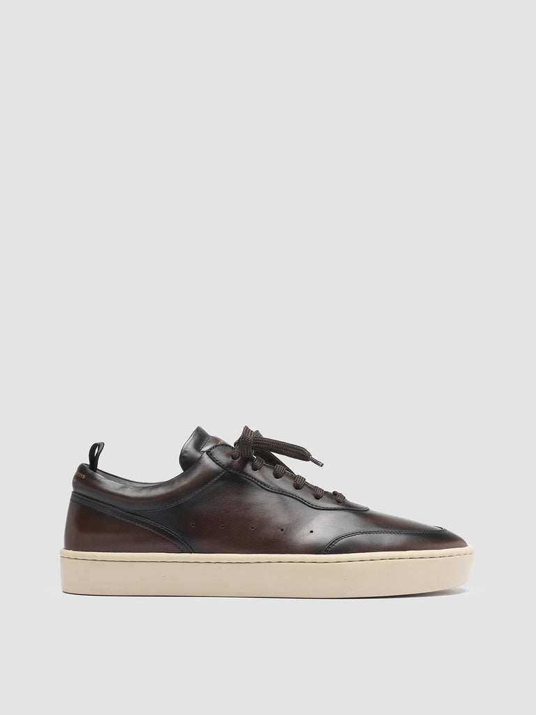KYLE LUX 001 Moro - Brown Leather Sneakers