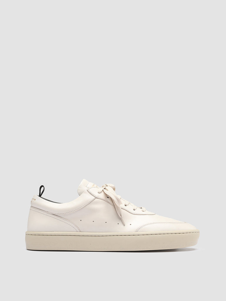 KYLE LUX 001 Nebbia - White Leather Sneakers