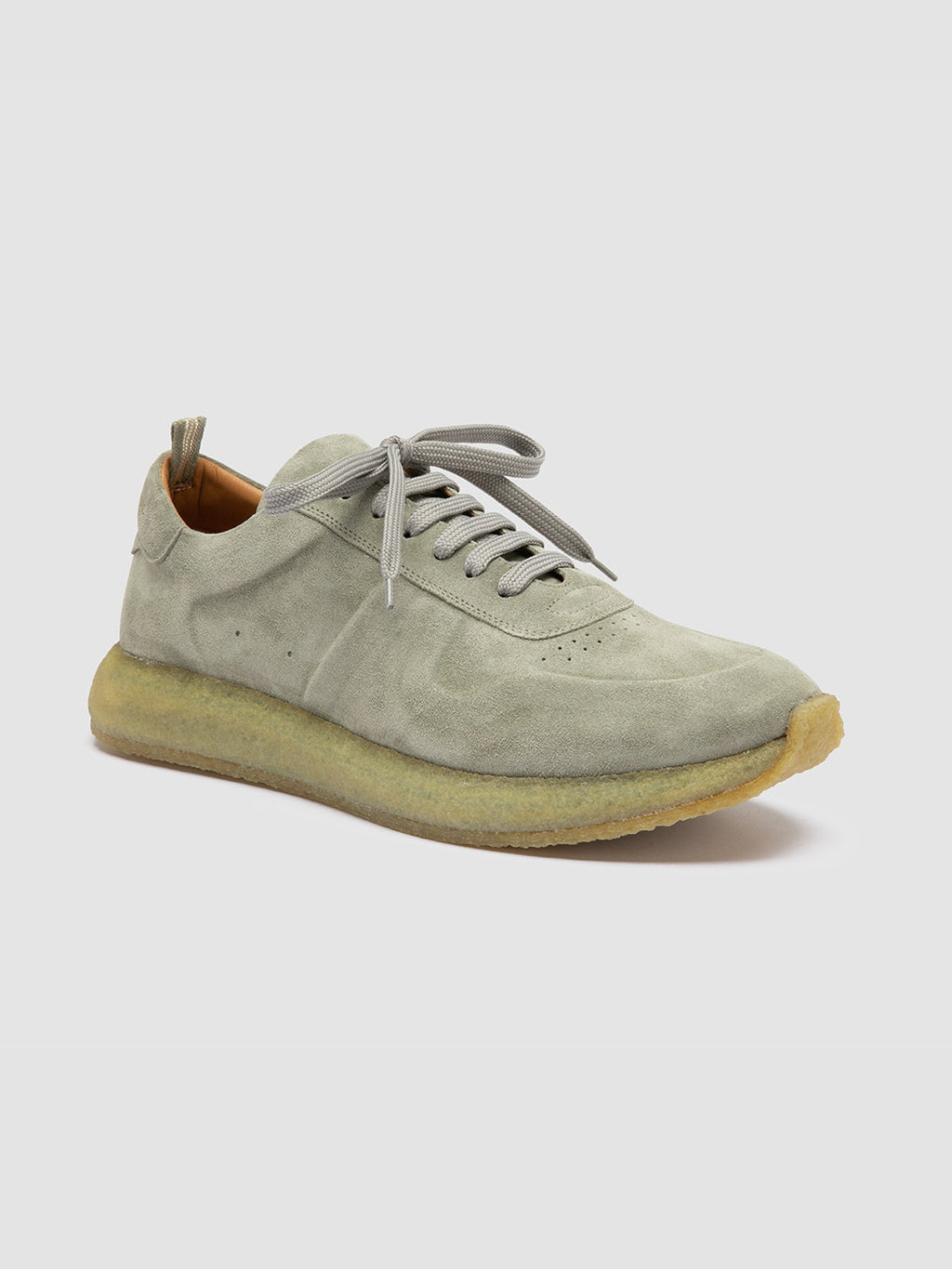 LEGEND 001 Silver Sage - Silver Suede Low Top Sneakers Men Officine Creative - 3