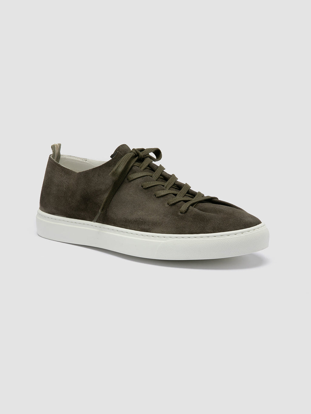 LEGGERA 001 Military - Green Suede Low Top Sneakers Men Officine Creative - 3