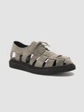 LYNDON 001 Quarzo - Taupe Suede Sandals Men Officine Creative - 3