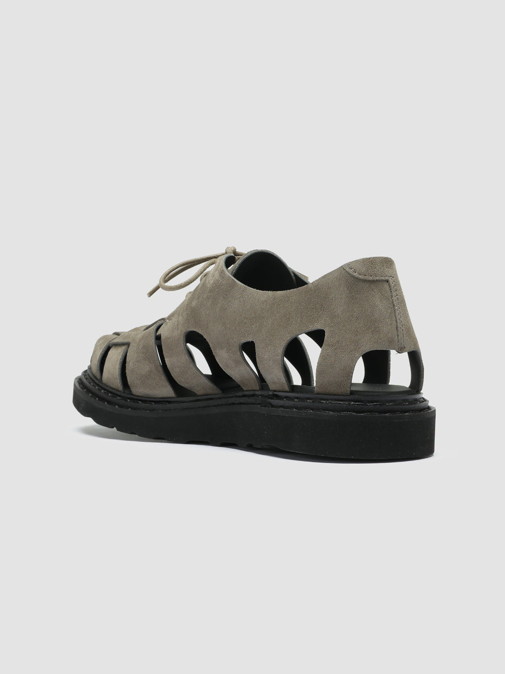LYNDON 001 Quarzo - Taupe Suede Sandals Men Officine Creative - 4