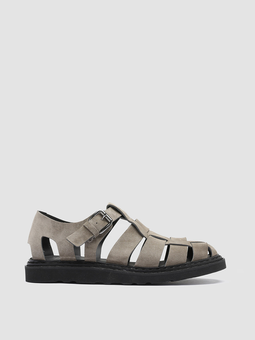 LYNDON 002 Bosco - Green Suede sandals Men Officine Creative - 1