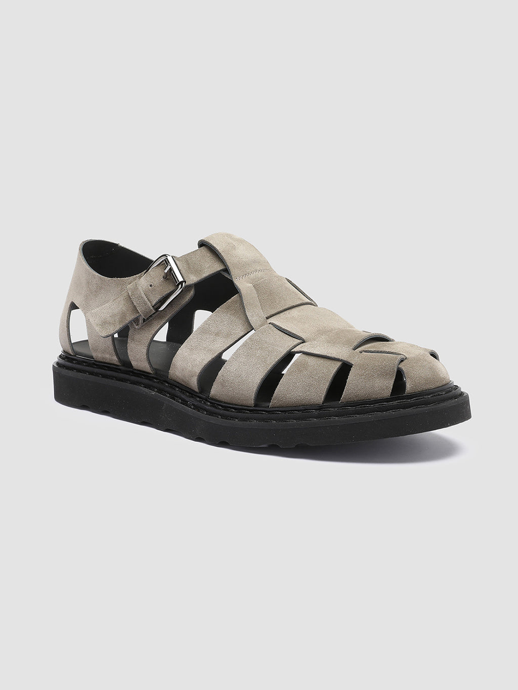 LYNDON 002 Bosco - Green Suede sandals Men Officine Creative - 3