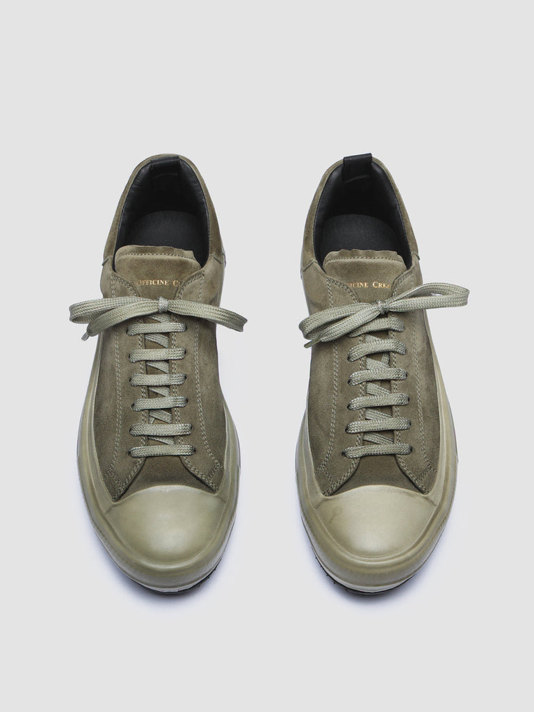MES 009: Men's Green Low Sneakers – Officine Creative USA