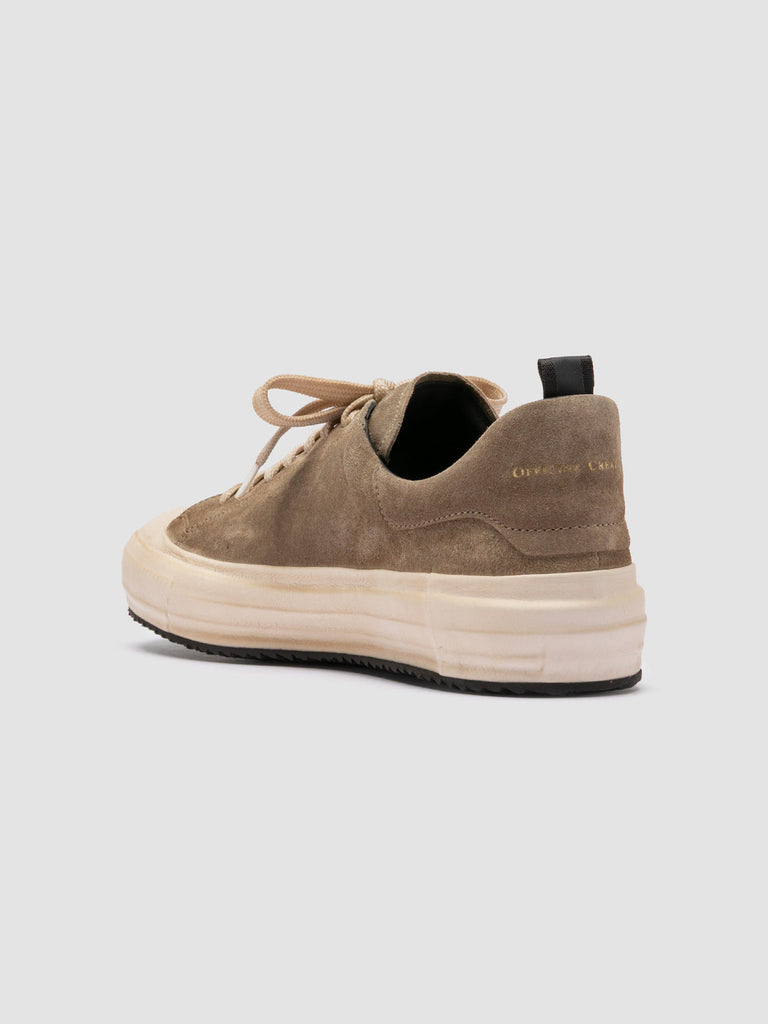 MES 009 Dusty Antilope - Taupe Leather and Suede Low Top Sneakers Men Officine Creative - 4