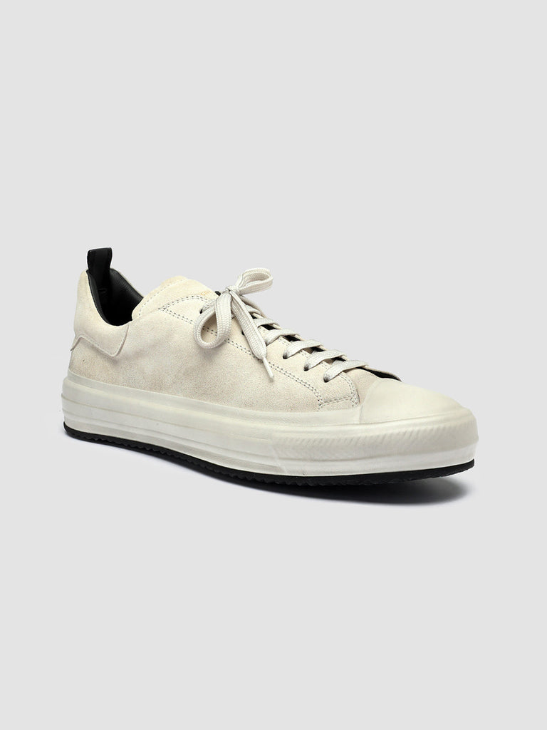 MES 009 Lamb - White Suede sneakers Men Officine Creative - 3