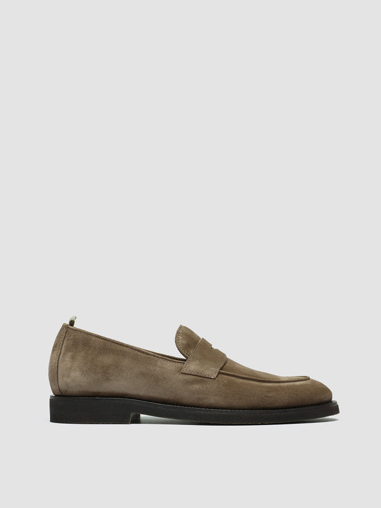 OPERA FLEXI 101 Tundra - Taupe Suede Penny Loafers