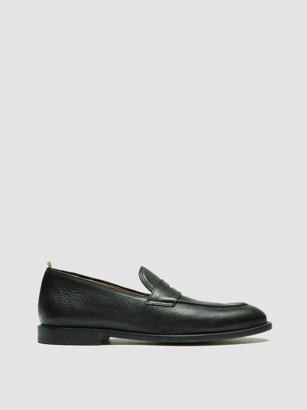 OPERA 001 Nero - Black Leather Penny Loafers Men Officine Creative - 1