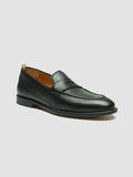 OPERA 001 Nero - Black Leather Penny Loafers Men Officine Creative - 3