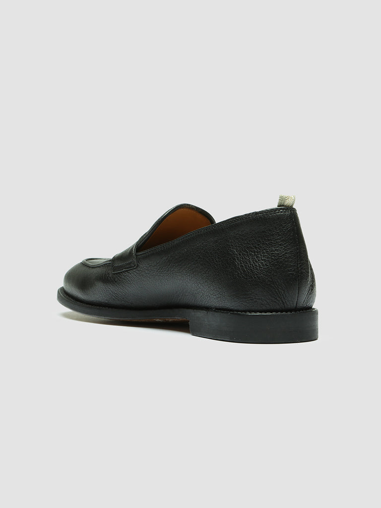 OPERA 001 Nero - Black Leather Penny Loafers Men Officine Creative - 4