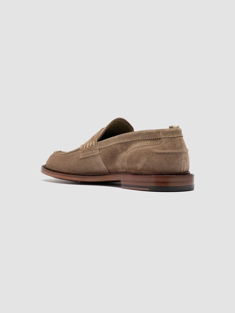 SAX 001 Lead - Taupe Suede Penny Loafers Men Officine Creative - 4