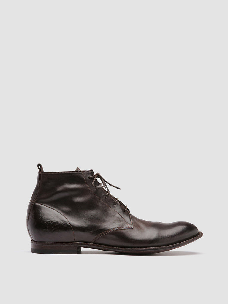 STEREO 004 Testa di Moro - Brown Leather Ankle Boots