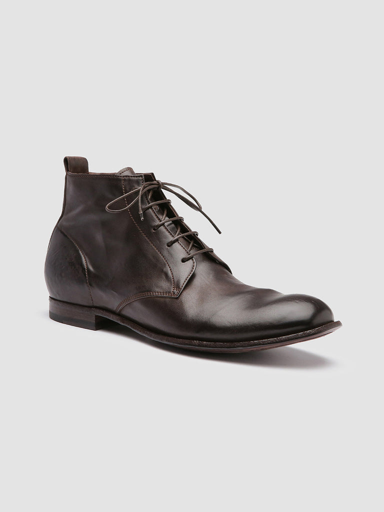 STEREO 004 Testa di Moro - Brown Leather Ankle Boots Men Officine Creative - 3