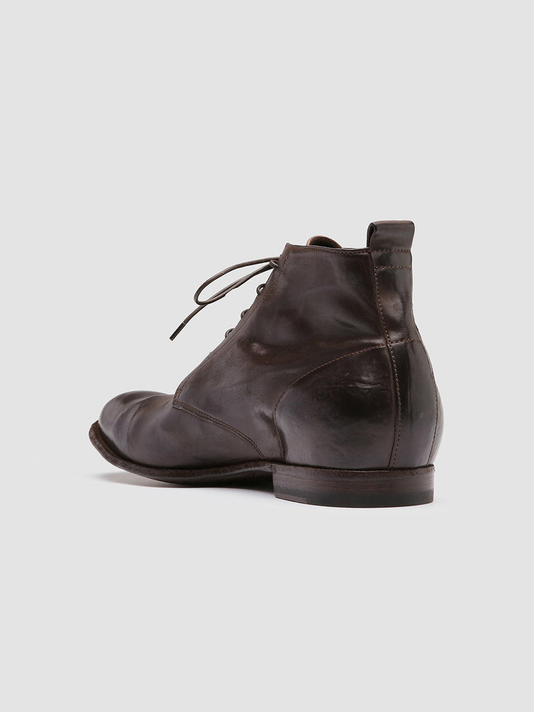 STEREO 004 Testa di Moro - Brown Leather Ankle Boots Men Officine Creative - 4