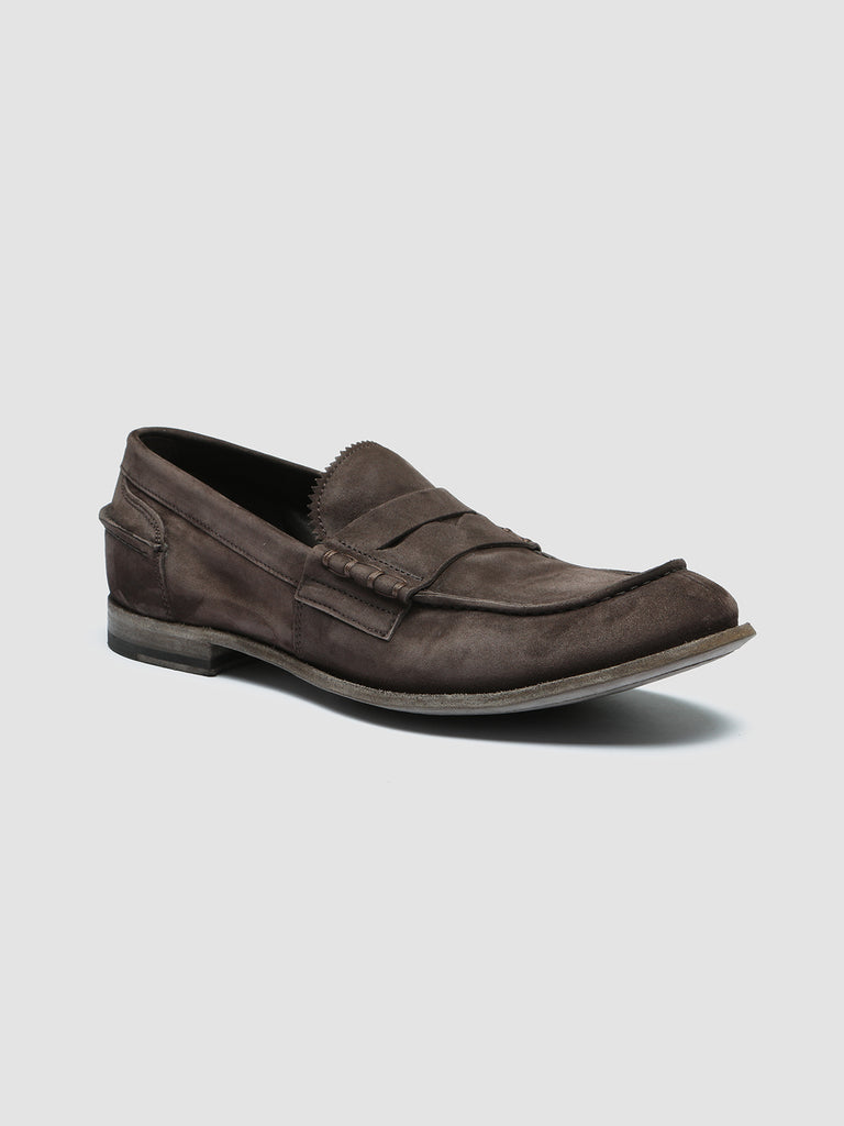 STEREO 008 - Brown Suede Penny Loafers Men Officine Creative - 3
