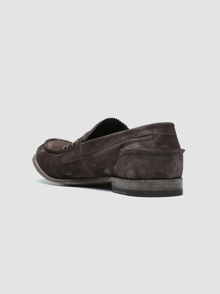 STEREO 008 - Brown Suede Penny Loafers Men Officine Creative - 4