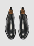 TEMPLE 008 Nero - Black Leather Chelsea Boots Men Officine Creative - 2