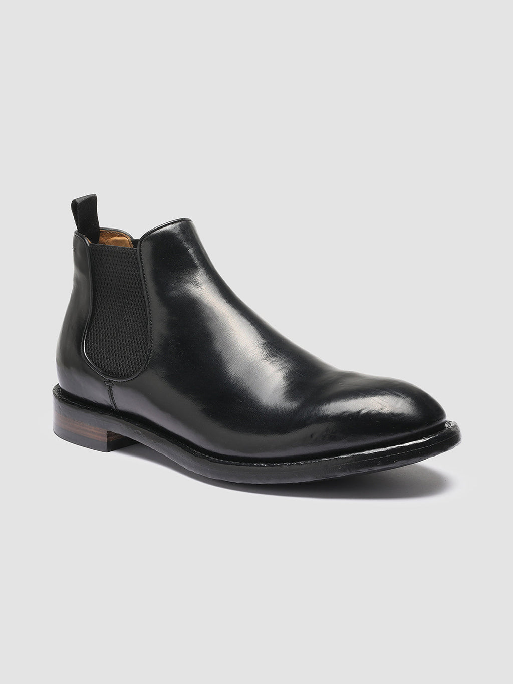 TEMPLE 008 Nero - Black Leather Chelsea Boots Men Officine Creative - 3