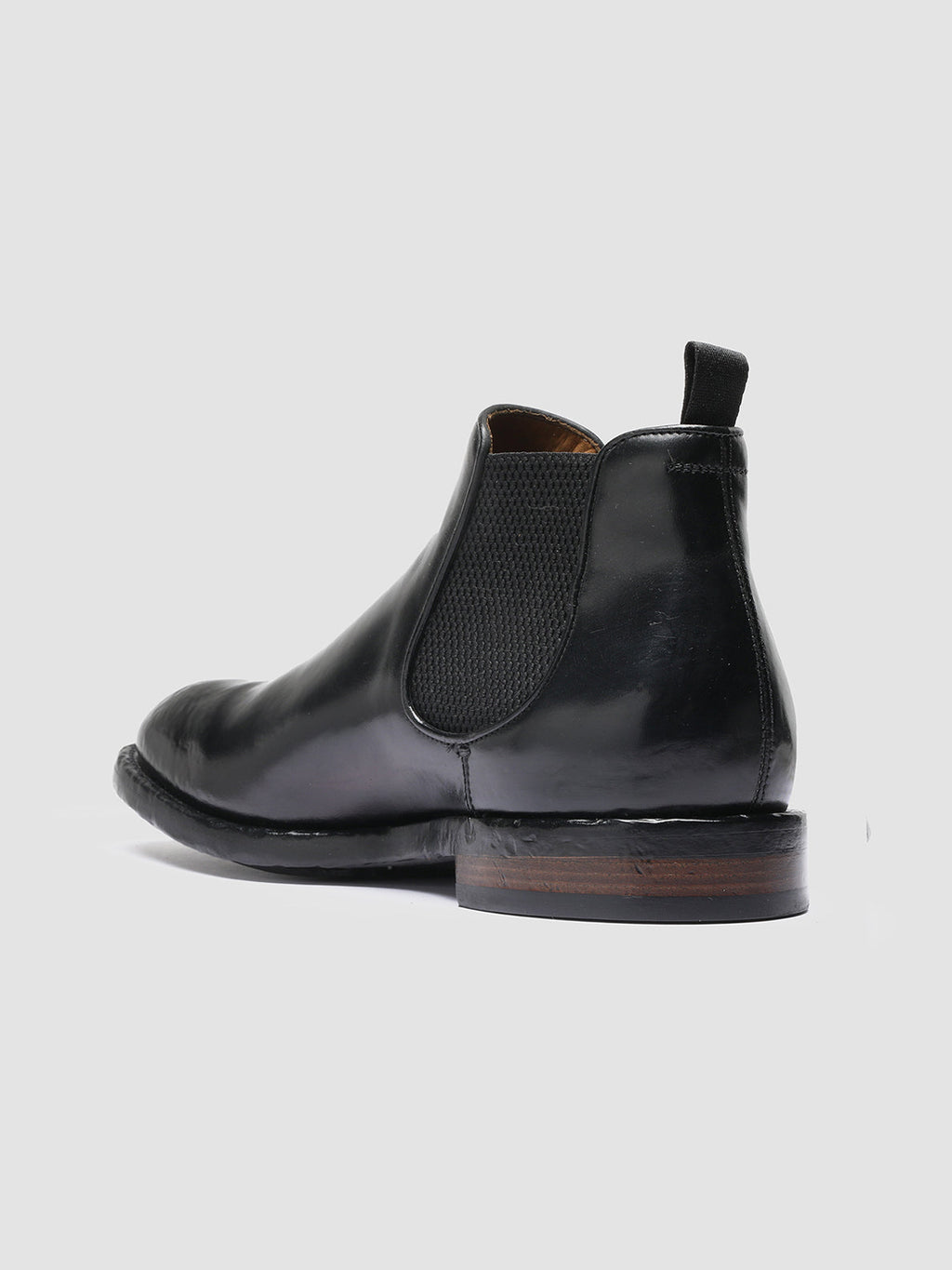 TEMPLE 008 Nero - Black Leather Chelsea Boots Men Officine Creative - 4