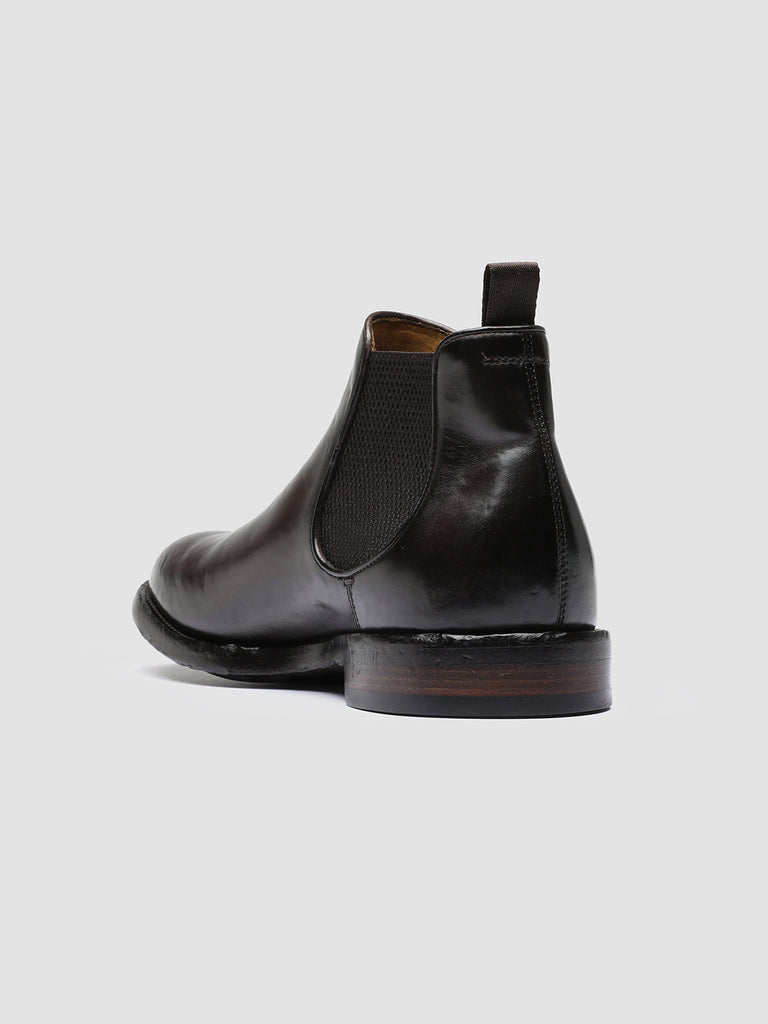 TEMPLE 008 Ebano - Brown Leather Chelsea Boots Men Officine Creative - 4