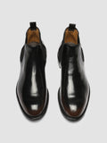 TEMPLE 008 Caffè/Supernero - Brown Leather Chelsea Boots Men Officine Creative - 2