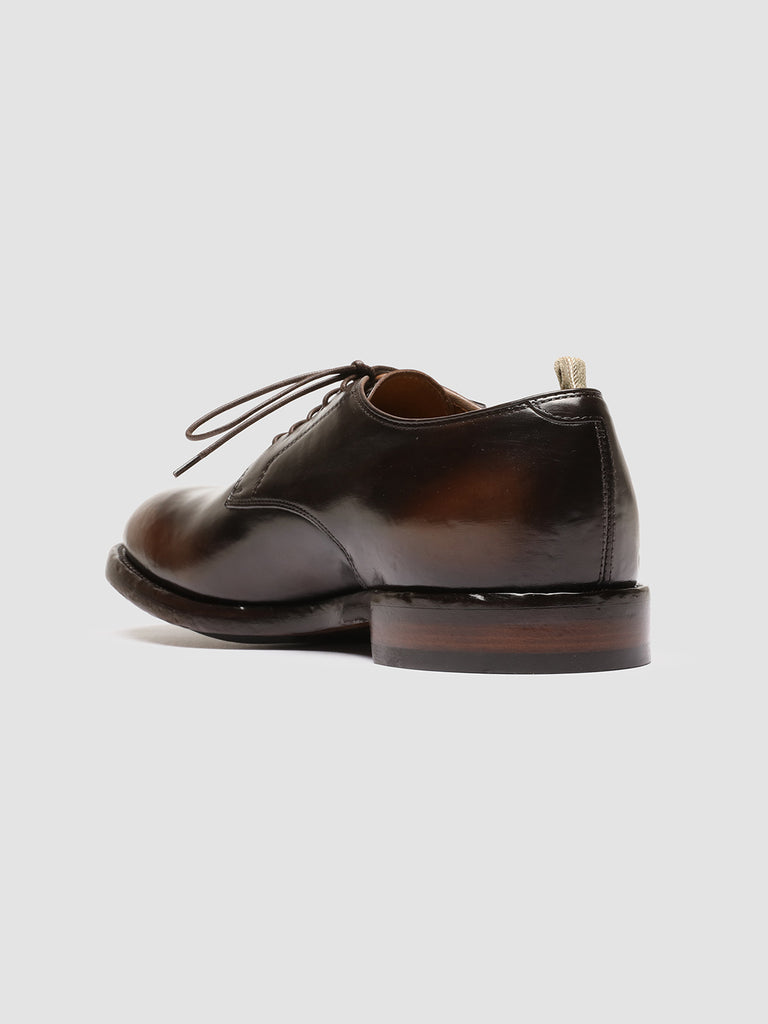 TEMPLE 018 Toscano/T.Moro - Brown Leather Derby Shoes Men Officine Creative - 4